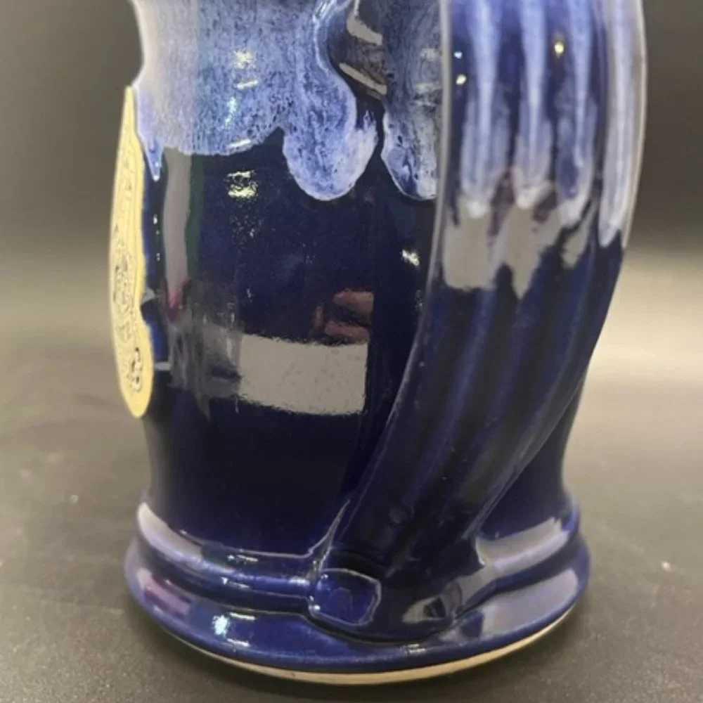 2003 Arizona Renaissance Festival Ceramic Pottery Mug Cup Blue Queen Lady Castle